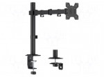 Holder | 10kg | 17&divide;32" | Arm len: 376mm | Standard: 75x75mm,100x100mm