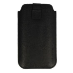 Case universal pocket iLike Universal Universal Leather Pocket Case L Black