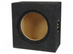 Car loudspeaker enclosure | MDF | grey | textil | 8l | 200mm | 222mm | VW