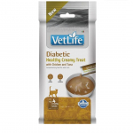 FARMINA Vet Life Cat Diabetic Creamy treat with Chicken & Tuna box &ndash; cat treat &ndash; 4x15g