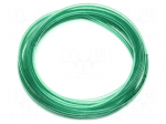 Pneumatic tubing | 15bar | L: 20m | r bending min: 48mm | nylon | green