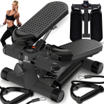 Spordiks ja aktiivseks puhkuseks // Spordikaubad ja varustus // Stepper steper prosty z linkami do ćwiczeń regulacja fitness licznik lcd - s242-1