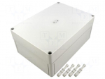 Enclosure: multipurpose | X: 180mm | Y: 254mm | Z: 111mm | TK PC | grey