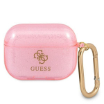 Guess GUAPUCG4GP AirPods Pro cover Glitter Collection / pink