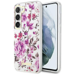 Guess GUHCS23MHCFWST Flower Collection Hardcase for Samsung Galaxy S23+ S916 / white