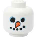 Room Copenhagen LEGO Storage Head "Snowman", small (white)