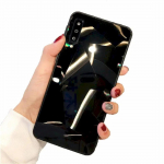 Fusion Diamond Stone Back Case Silikona Aizsargapvalks Priek&scaron; Apple iPhone 11 Pro Melns