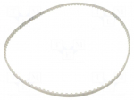 Timing belt | T10 | W: 10mm | H: 4.5mm | Lw: 1050mm | Tooth height: 2.5mm
