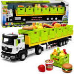 M&auml;nguala | PC | Konsoolid | Tarvikud // M&auml;nguasjad ja m&auml;ngud lastele // Ciężar&oacute;wka Transportowa Z Produktami Spożywczymi Na Baterie Zielona 1:40