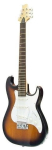 Samick Greg Bennett Malibu MB-1 TS - gitara elektryczna SSS z tremolo, Tobacco Sunburst