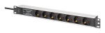 Digitus DN-95441 power distribution unit (PDU) 7 AC outlet(s) 1U Black, Silver