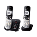 Lauatelefon Panasonic Black-silver