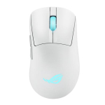 ASUS ROG Keris II Origin WHT myszka Gaming Po prawej stronie RF Wireless + Bluetooth + USB Type-A Optyczny 42000 DPI