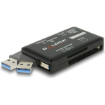 Kaardilugeja Delock Delock SuperSpeed USB T&uuml;&uuml;p-A (3.2 Gen 1) 5 Gbps, 6 kaardipesa