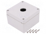 Enclosure: for remote controller | X: 90mm | Y: 90mm | Z: 60mm | IP66