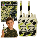 M&auml;nguala | PC | Konsoolid | Tarvikud // Harivad m&auml;nguasjad | Interaktiivsed | Loomingulised | Kunstilised // Kr&oacute;tkofal&oacute;wki Walkie Talkie Militarne USB Zasięg 200M Khaki 2 Szt.