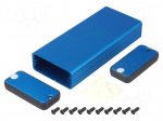 Enclosure: with panel | 1455 | X: 54mm | Y: 120mm | Z: 23mm | aluminium