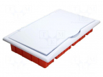 Enclosure: for modular components | IP40 | white | No.of mod: 36