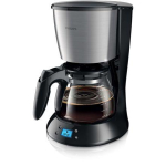 Coffee machine Philips  Philips Daily Collection Coffee maker HD7459/20 With glass jug With timer Black & metal 8710103683919