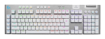 Logitech G G915 X Lightspeed keyboard Gaming USB + RF Wireless + Bluetooth QWERTY US International White