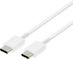 Samsung EP-DA705BWEGWW datu pārraides un uzlādes vads | USB-C uz USB-C | 25W | 1m | balts (OEM)