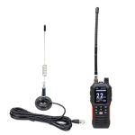 PNI Escort HP 102 Multi Standard Portable CB Radio Station Package, 4W, 12V-24V, AM-FM with PNI ML29 CB Antenna with Magnet