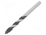 Drill bit | for concrete | &Oslash;: 11/32",9mm | L: 120mm | metal | blister
