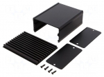 Heatsink: with case | black | aluminium | anodized | Y: 47mm | X: 75.2mm