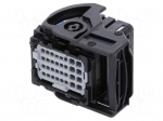 Connector: automotive | CMC | plug | female | Size: 1,5/0,635mm | black