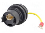 Connector: RJ45 | coupler | shielded | push-pull | Buccaneer 6000