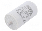 Capacitor: motors, run | 20uF | 475VAC | &Oslash;40x70mm | -25&divide;85&deg;C | &plusmn;5%
