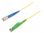Fiber patch cord | E2/APC,FC/UPC | 1m | Optical fiber: 9/125um