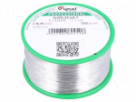 Soldering wire | Sn99,3Cu0,7 | 0.25mm | 250g | lead free | 227&deg;C | 3%