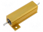Resistor: wire-wound | with heatsink | screw | 15k&Omega; | 50W | &plusmn;5%