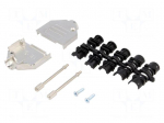 Enclosure: for D-Sub connectors | D-Sub 15pin,D-Sub HD 26pin