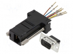 Transition: adapter | RJ45 socket,D-Sub 9pin male
