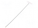 Antenna | Bluetooth,WiFi,ZigBee | 4dBi | linear | 34.9x9x0.1mm | U.FL
