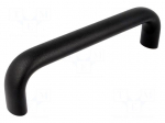 Handle | Mat: aluminium | black | H: 57mm | L: 209mm | W: 26mm