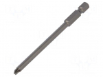 Screwdriver bit | PlusMinus cross PZ-type | SL/PZ1