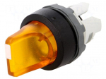 Switch: rotary | Stabl.pos: 2 | 22mm | yellow | Illumin: MLB-1 | IP66