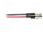 Test lead | BNC male plug-free end | Urated: 500V | Len: 0.18m