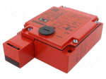Safety switch: bolting | XCSE | NC + NO | IP67 | metal | red | 24VDC | 2kN