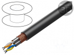 Wire | ETHERLINE&reg; TRAIN,SF/UTP | 1x4x0.5mm2 | 5e | stranded | Cu | black