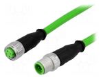 Cable: for sensors/automation | M12 | PIN: 4 | shielded,straight