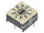 Encoding switch | DEC/BCD | Pos: 10 | THT | Rcont max: 100m&Omega; | 10x10x6mm