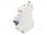 Circuit breaker | 400VAC | Inom: 16A | Poles: 1+N | Charact: C | 6kA | IP20