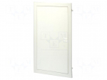 Enclosure: for modular components | IP40 | plaster embedded | white
