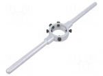 Diestock | Grip capac: G 1/4",Mf12-Mf15 | L: 315mm | &Oslash;: 38mm | Thk: 10mm