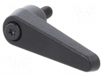 Lever | adjustable | Thread len: 12mm | Lever length: 45mm | GN 101
