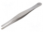 Tweezers | 120mm | for precision works | Blades: wide